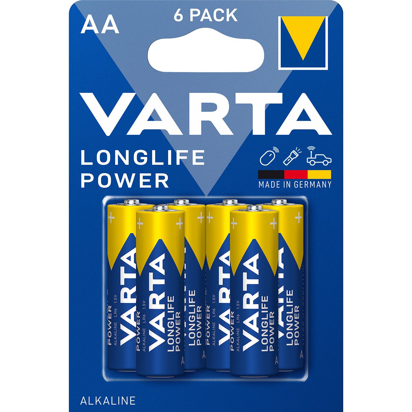 Baterii Varta Longlife Power 4903, AAA / LR3, alcaline, 6 buc