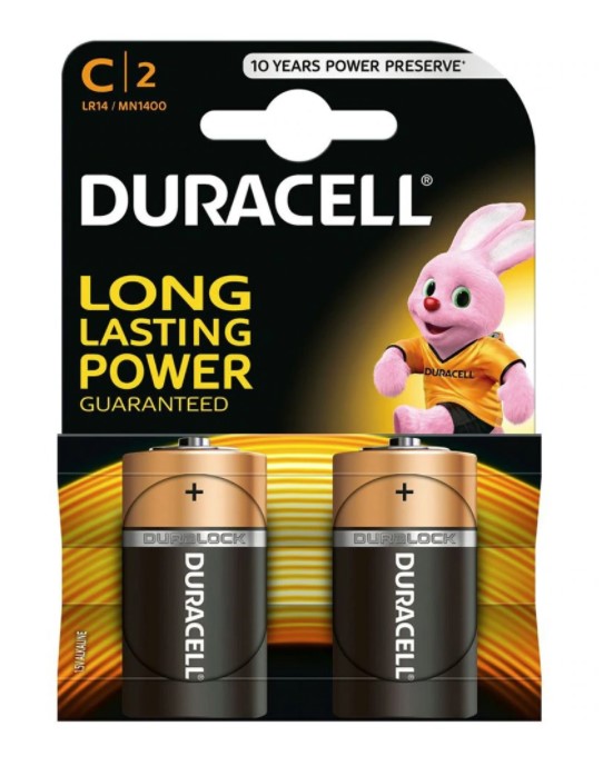 Baterii Duracell Basic C / LR14, 2 buc