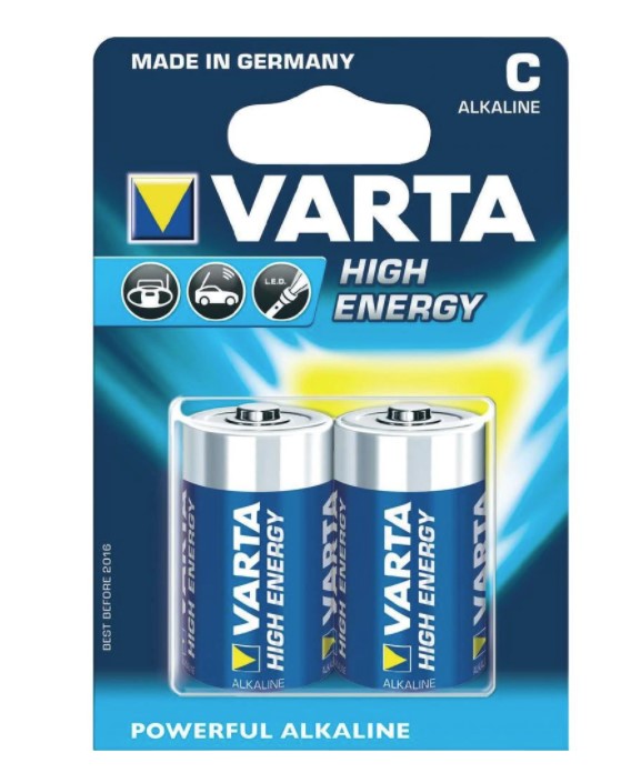 Baterii Varta High Energy C/LR14, 2 buc