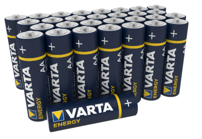 Pachet Baterii Varta Energy 60 x AA + 40 x AAA
